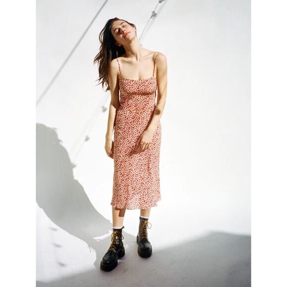 Réalisation Par - Silk Midi Length Dress - XS - Picture 2 of 10